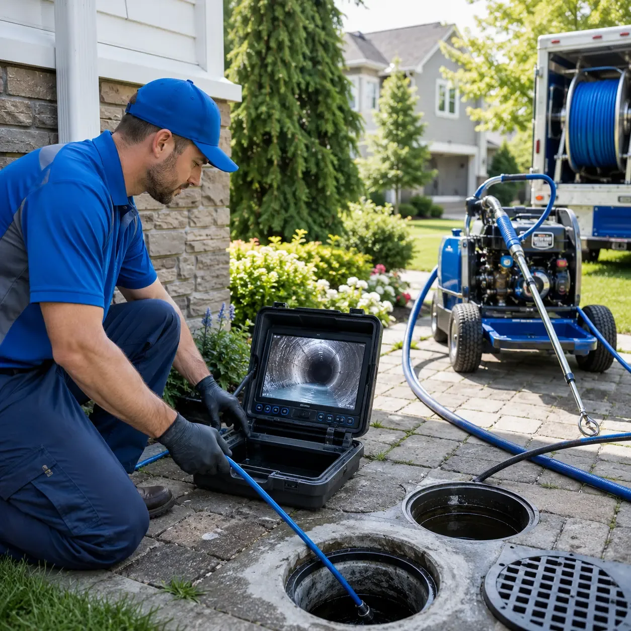 Outdoor drain cleaning professionals serving Merritt, NC